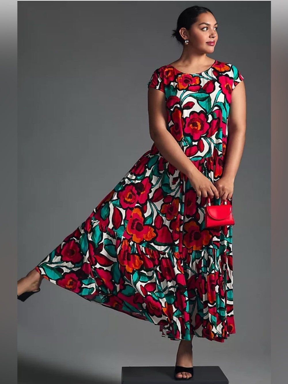 Anthropologie Floral Maxi Dress NWT